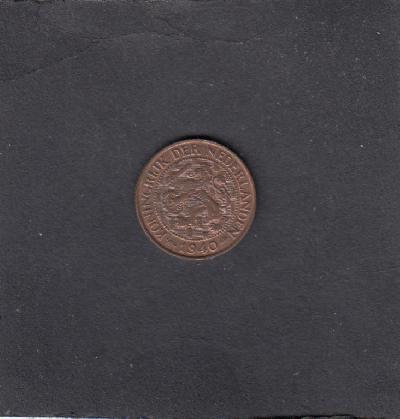 Beschrijving: 1 Cent WILHELMINA 